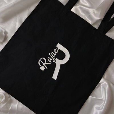 tote bag noir personnalisé