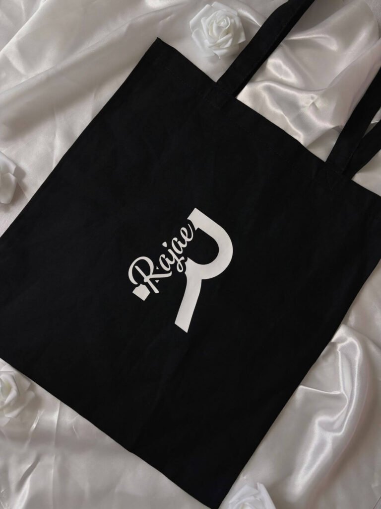 tote bag noir personnalisé