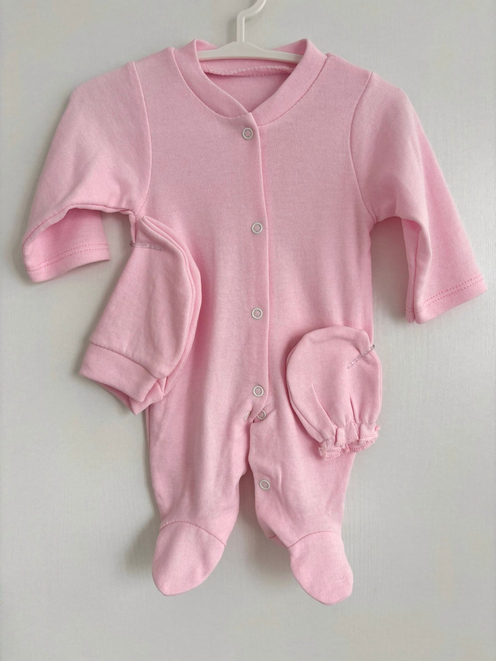 ensemble bébé personnalisé rose